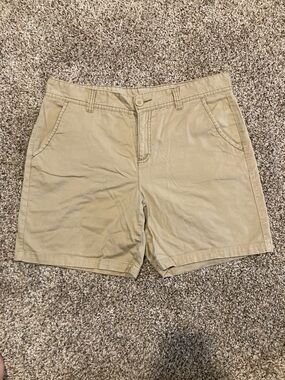 Faded Glory Tan Cotton Blend Shorts (50)